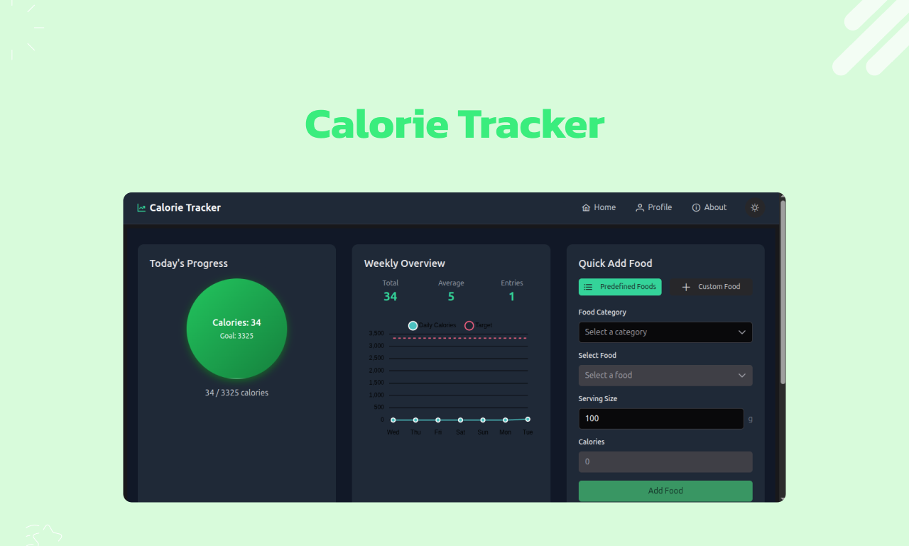 Calorie Tracker preview