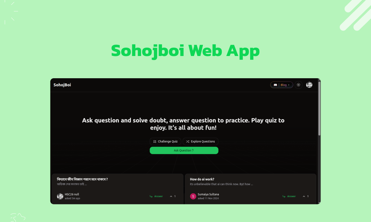 Sohojboi preview